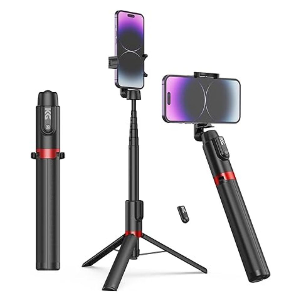 Soporte trípode y selfie stick KraftGeek 202 - 130 cm